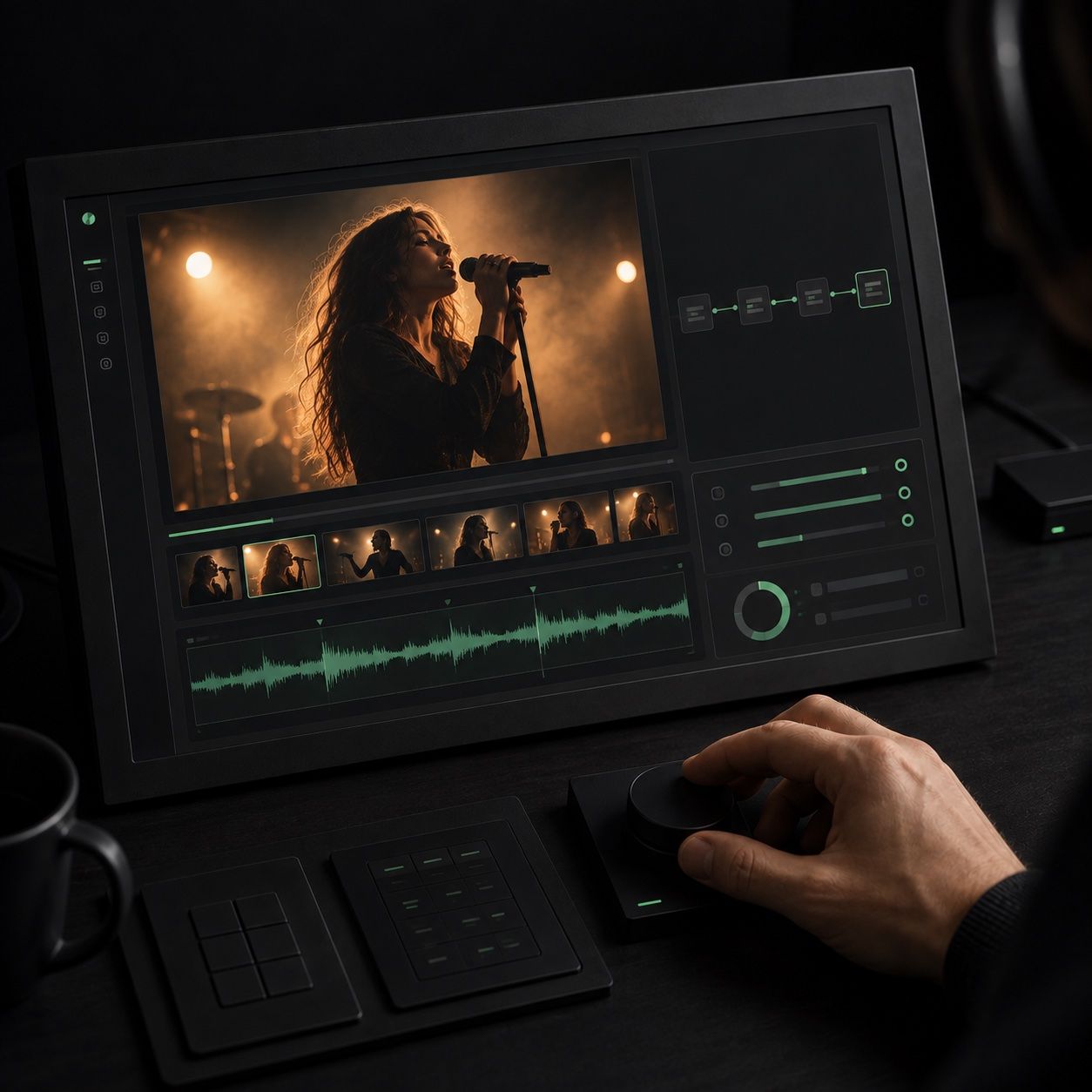 Vom Song zum Video in einem Workspace