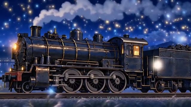 Noche en el ferrocarril galáctico