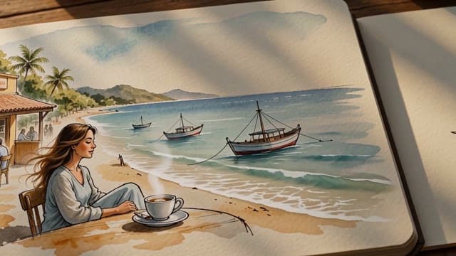 Bossa nova en acuarela